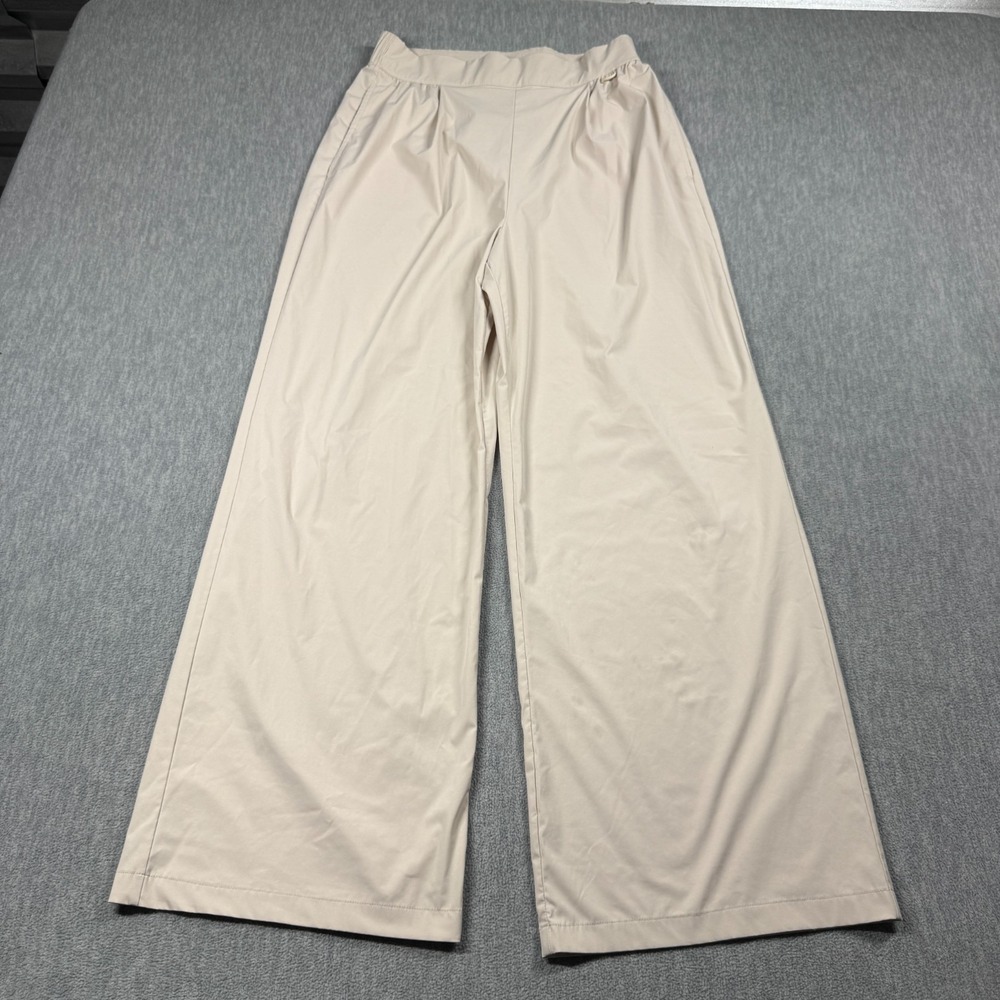 Nike Womens 24.7 PerfectStretch Dri-FIT High-Waisted Barrel-Leg Pants Beige S